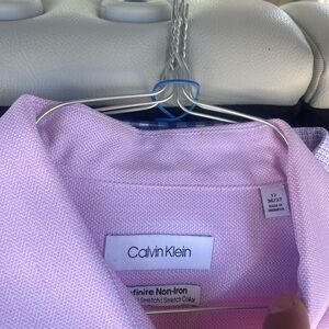 Big & Tall Calvin Klein Pink Dress Shirt